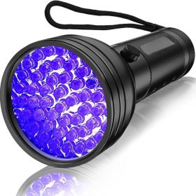 UV Flashlight Black Light, 51 LED Blacklight Pet Urine Detector For Dog Cat