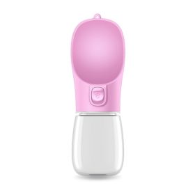 Portable Drinking Cup For Pets (Option: Pink-550ML)